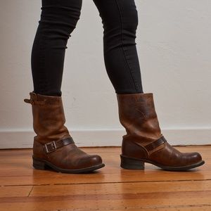 FRYE Veronica Short Moto Boots Size 8.5